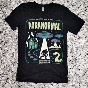 NWOT Unisex T-Shirt The Big Book of the Paranormal: explaining the unexplainable